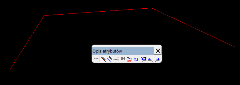 Widok okna grafiki i palety opisu atrybutów