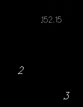 Widok okna grafiki z zaznaczoną rzędną na wybranym obiekcie