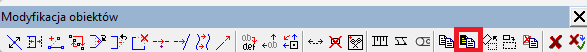 Widok palety 'Modyfikacja obiektów'