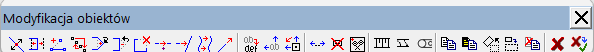 Widok palety 'Modyfikacja obiektów'